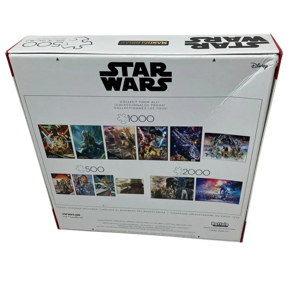 Buffalo‎ Star Wars The Mandalorian 500 Piece Jigsaw Puzzle Disney Lucasfilm New